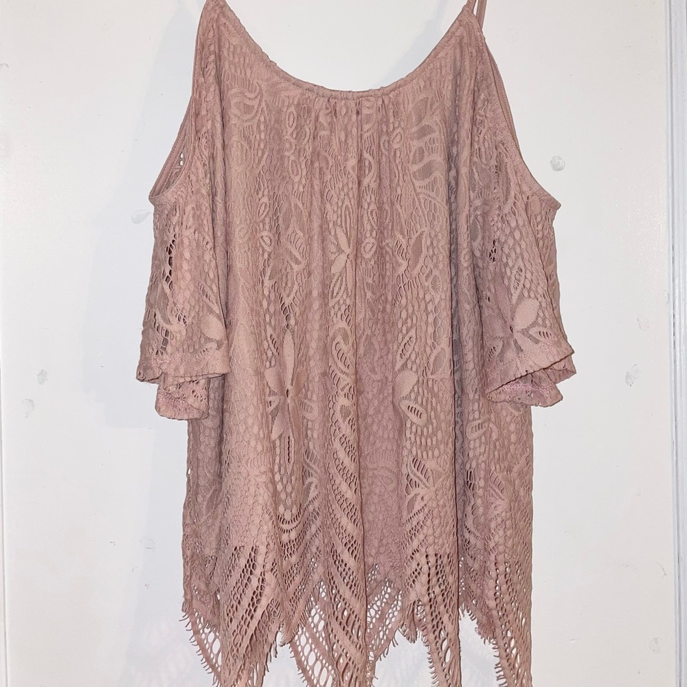 Lace tank top
